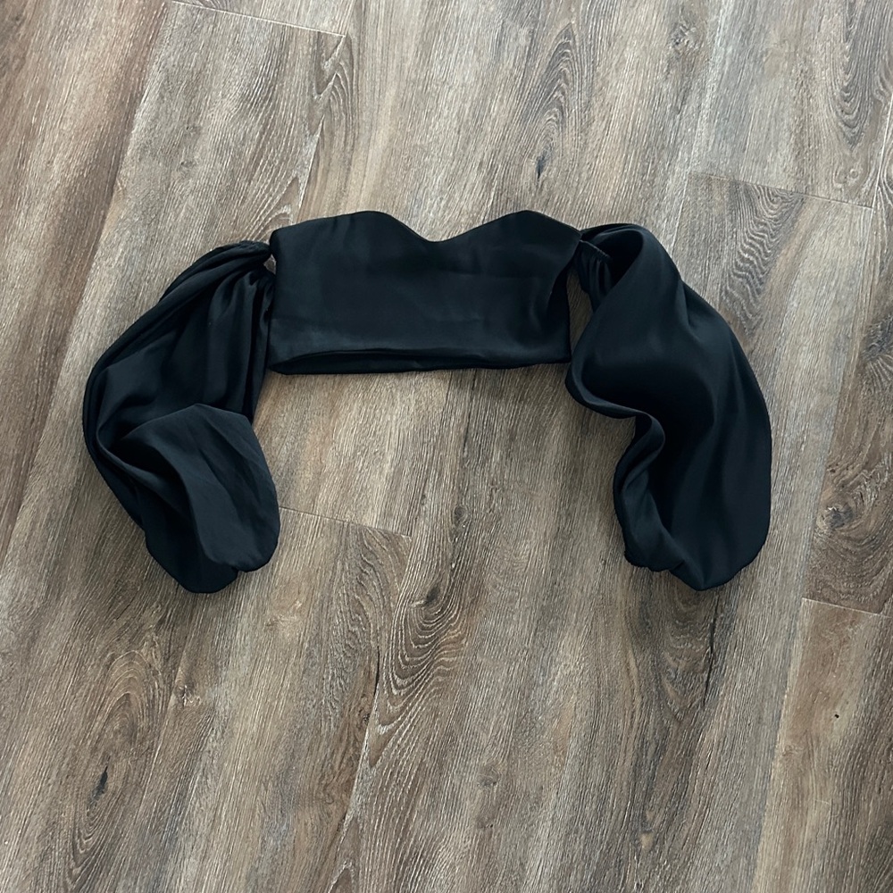 Zara Black Crop Top